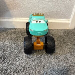 Monster Truck Toy - Teal and Yellow